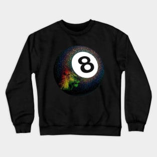 Rasta Lion Eight Ball Crewneck Sweatshirt